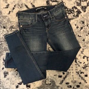 Express Jean Legging, Dark Wash